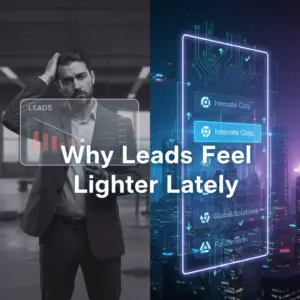 Why Leads Feel Lighter Lately