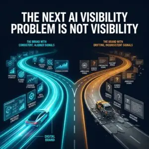 AI Narrative Control: Why Visibility Alone Is Not Enough