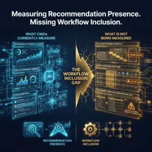 Workflow Inclusion vs Recommendation Presence: The CMO Measurement Gap