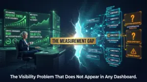 The CMO Visibility Problem That Does Not Appear in Any Marketing Dashboard