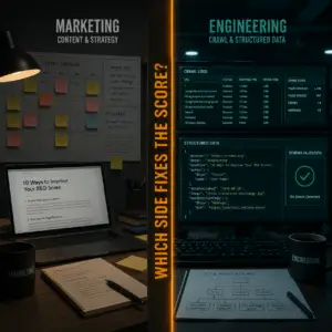 Marketing Creates Claims. Engineering Creates Evidence. AI Believes the Second One.